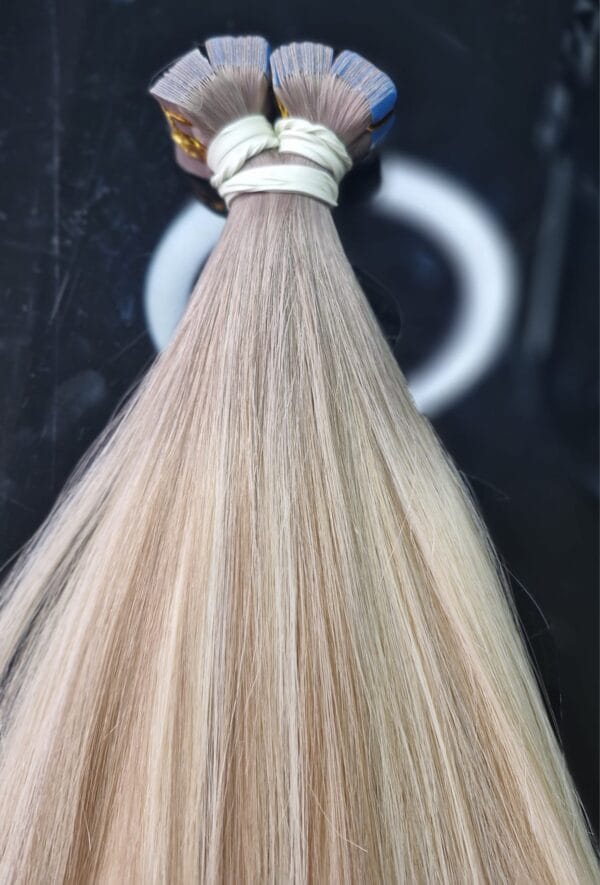 Tape-On #Ice Blonde Highlights H4 /12 3*1